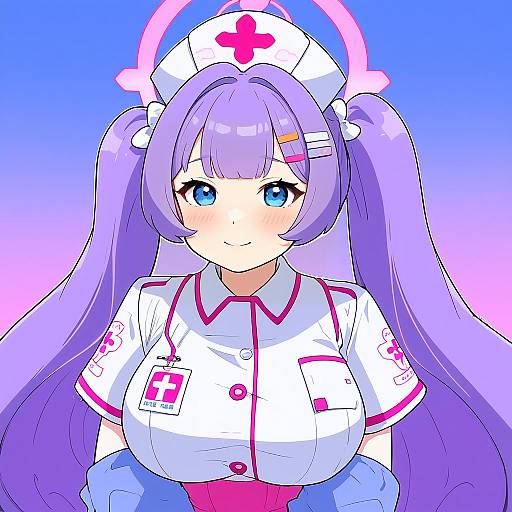 Illustration of Hanae (blue archive), blue archive in the style of K2isu