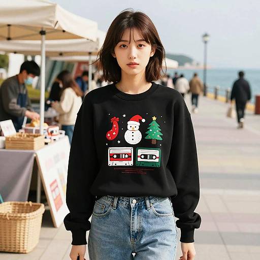 Holiday-Themed Casual Seafront Fashion