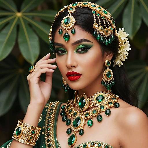 Luxurious Portrait of a Regal Woman