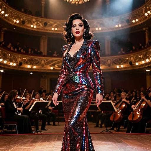 Fiery Cabaret Star on Grand Stage