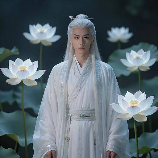 Song Dynasty White-Haired Lotus Guardian