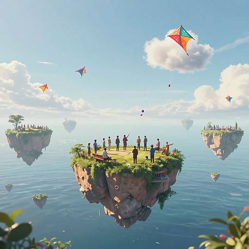 Floating Islands and Nostalgic Kites