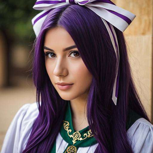 Lifestyle costume photo of Al azif. Cosplay clothes