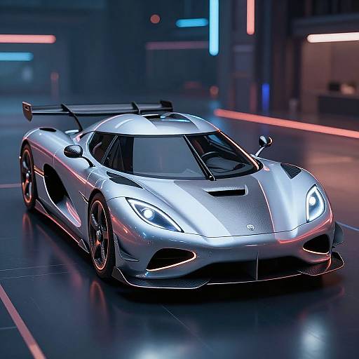 Koenigsegg Jesko Cyberpunk Hypercar