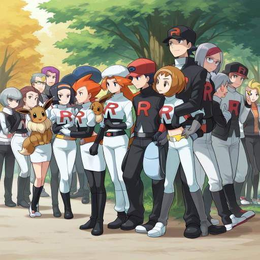 Eevee Adventure with Diverse Characters