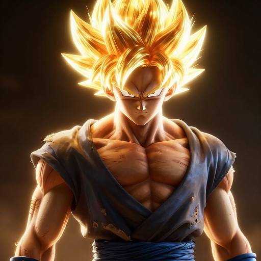 Hyper Realistic Super Saiyan Goku