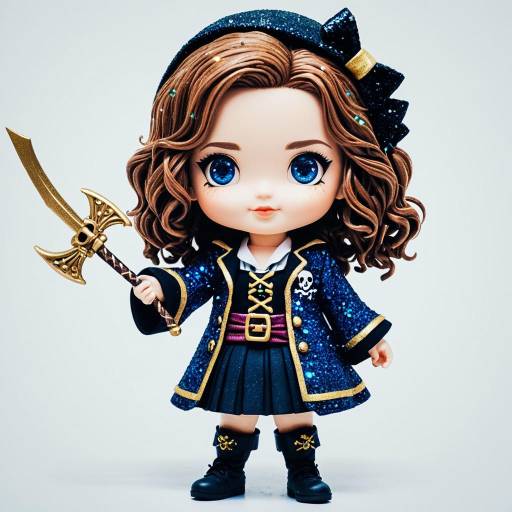 Chibi Hermione Granger Pirate Doll