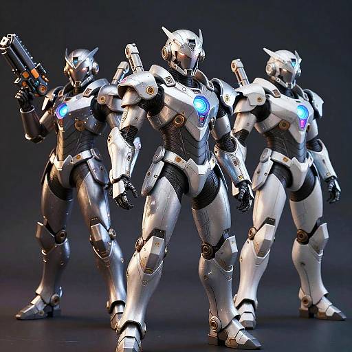 Futuristic Heroes Armor and Weapons