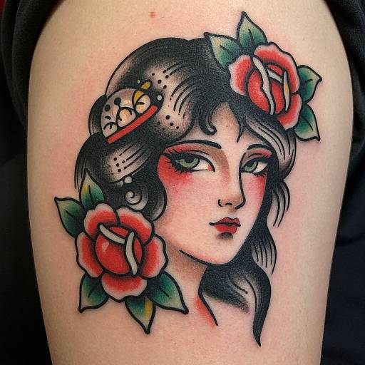 Traditional Style Tattoo Flash Design