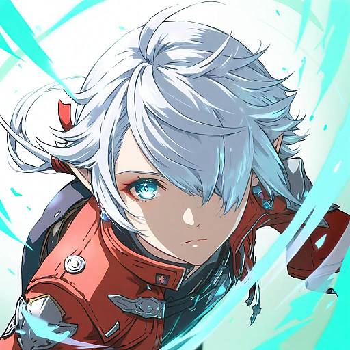 Illustration of Alisaie leveilleur, final fantasy in the style of Abo (hechouchou)