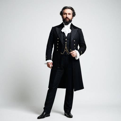 Man in Victorian Era Formal Suit