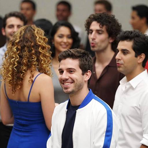 Casual Indoor Group Portrait with Smiles
