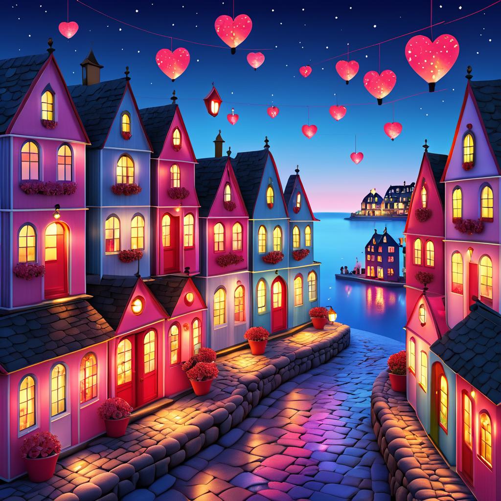 Charming Valentine’s Day Seaside Village