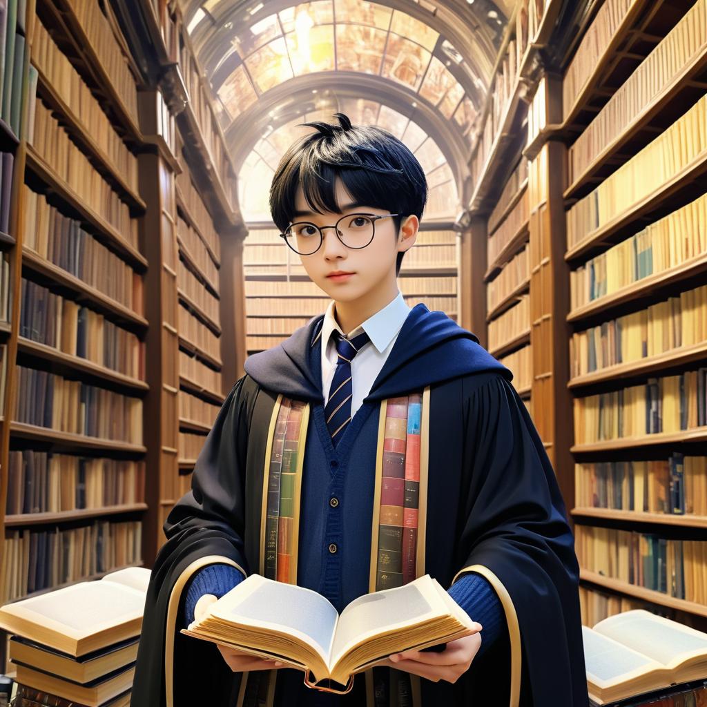 Magical Scholar in Anime Library