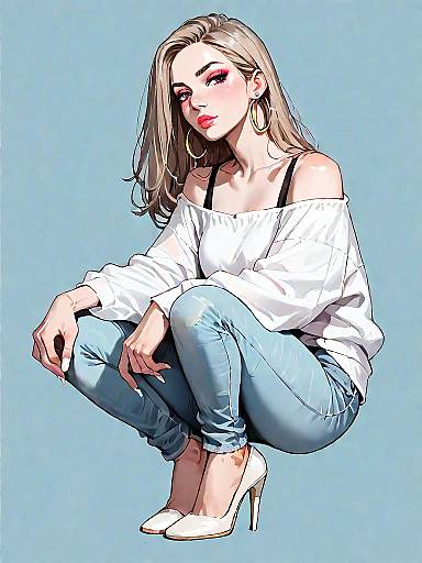 Comic-Inspired Realistic Street Style Model