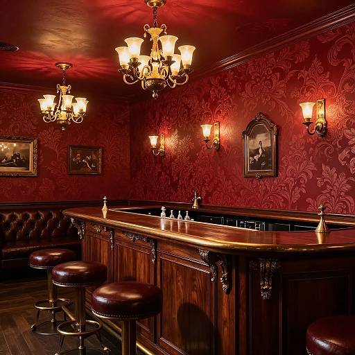 Elegant Gentlemen's Club Interior Design