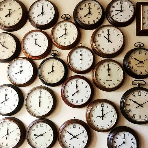 Vintage Clocks Defying Time's Flow