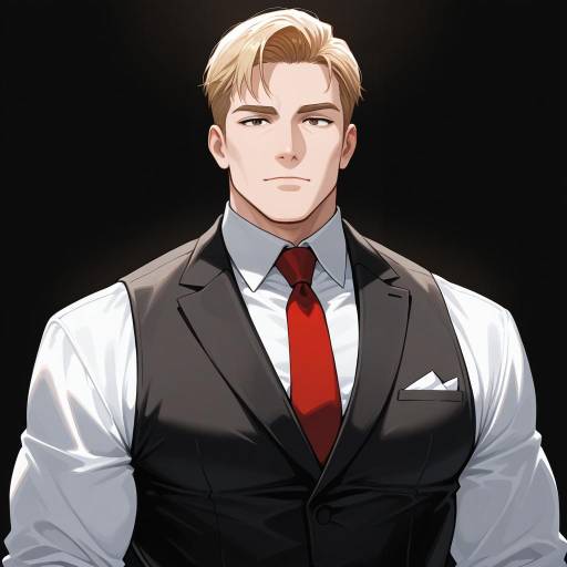 Dignified Gentleman in Formal Attire Dignified Gentleman in Formal Attire