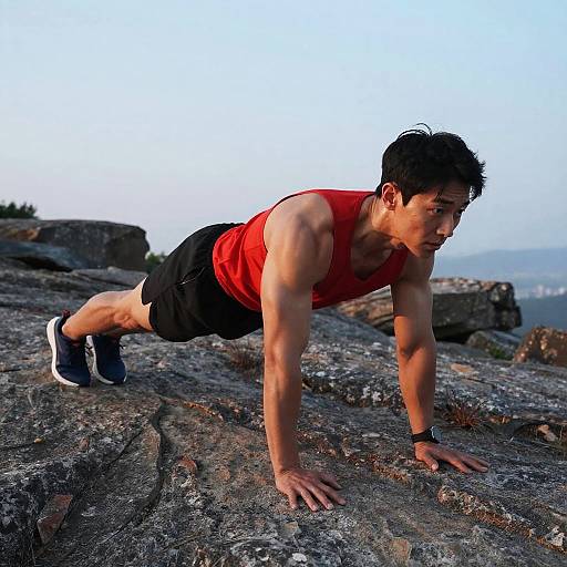 Ma Dong-seok Outdoor Dawn Workout