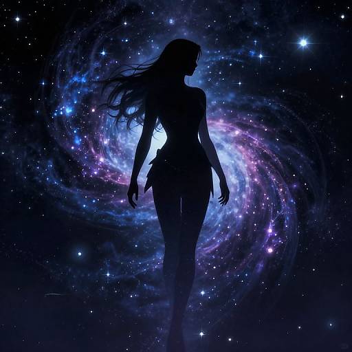 Cosmic Paladin Hovercraft Silhouette