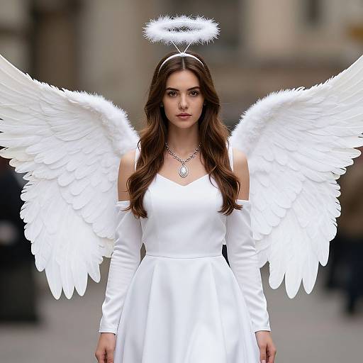 Realistic Fallen Angel Costume Adult
