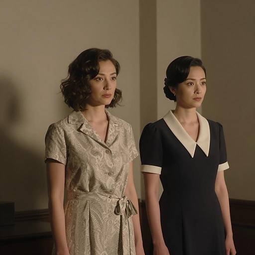 Two Women in a Mysterious Room