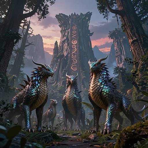 Mythic Beasts in Twilight Forest