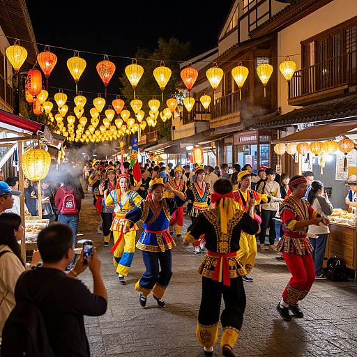 Vibrant Mito Festival Night Parade