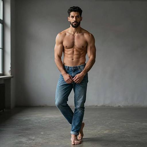 Ultra-Detailed Portrait of Fit Man