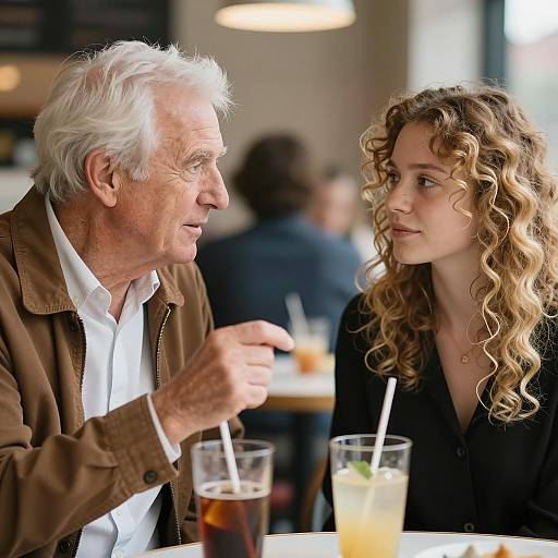 Engaging Conversation Between Two Generations