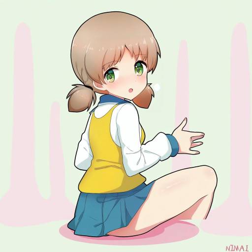 Illustration of Aki (girls und panzer), girls und panzer in the style of Ninai