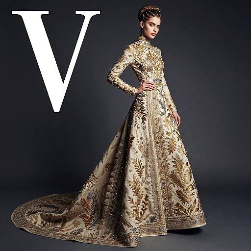 Regal Haute Couture Fashion Editorial