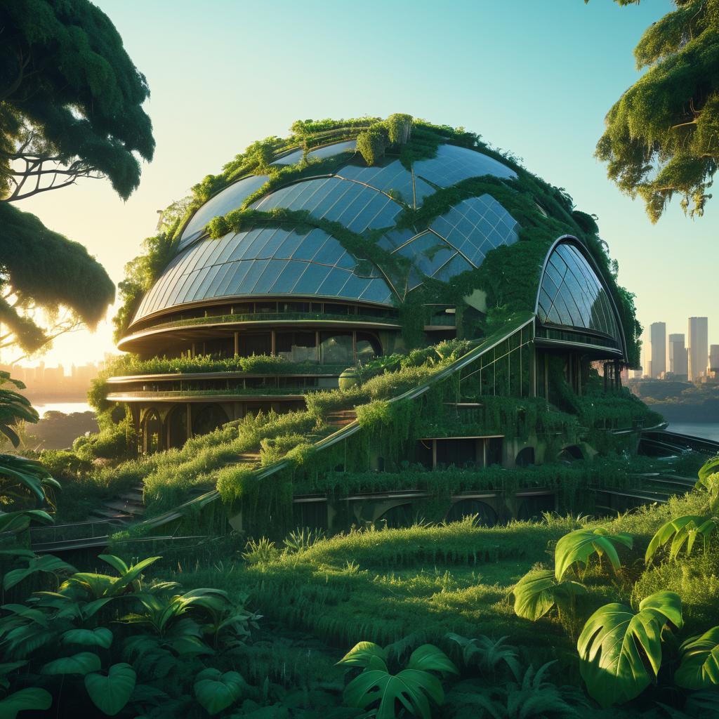 Abandoned Sydney Opera House in Nature