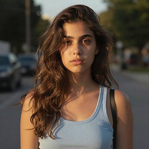 Evening Portrait of a Young Woman