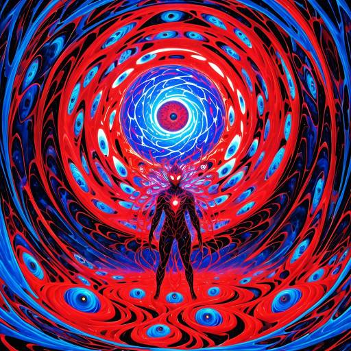 Vibrant Tendril Creature Emerging from Rift Vibrant Tendril Creature Emerging from Rift