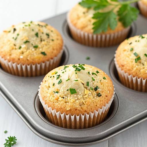 Herb-Infused Parsley Chives Muffins