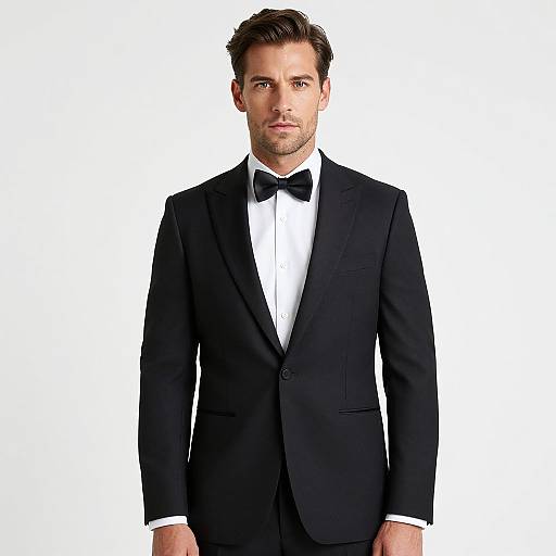 Man in Tuxedo Posing