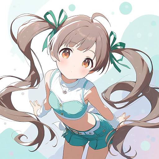 Illustration of Hakozaki serika, idolmaster in the style of Mizuki kotora