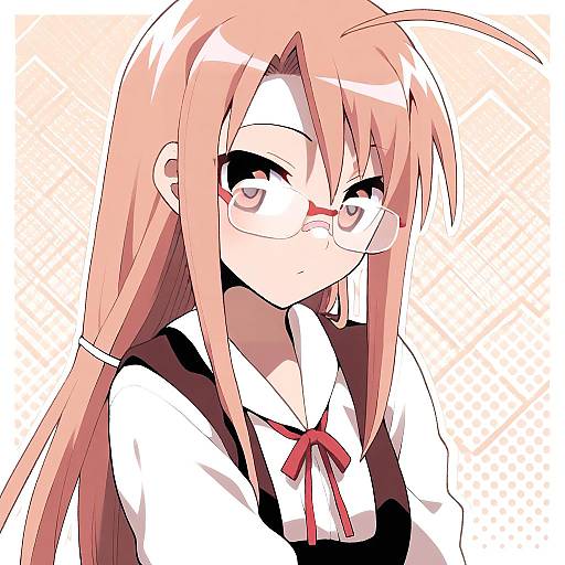 Illustration of Hasegawa chisame, mahou sensei negima! in the style of Minashirazu