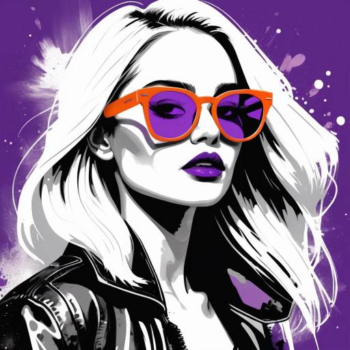 Rebellious Urban Portrait with Edgy Style Rebellious Urban Portrait with Edgy Style