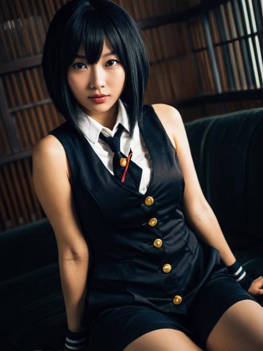 Realistic Sumi Nakahara Cosplay Photography