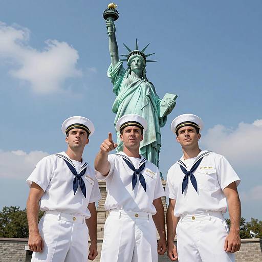 Energetic Sailors by Liberty's Light