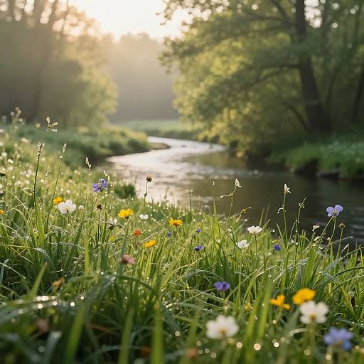 Serene Morning Nature Wallpaper