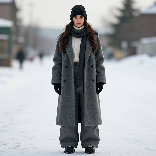 Realistic Winter Outfit Woman