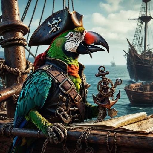 Captain Spice: The Gritty Pirate Parrot Captain Spice: The Gritty Pirate Parrot