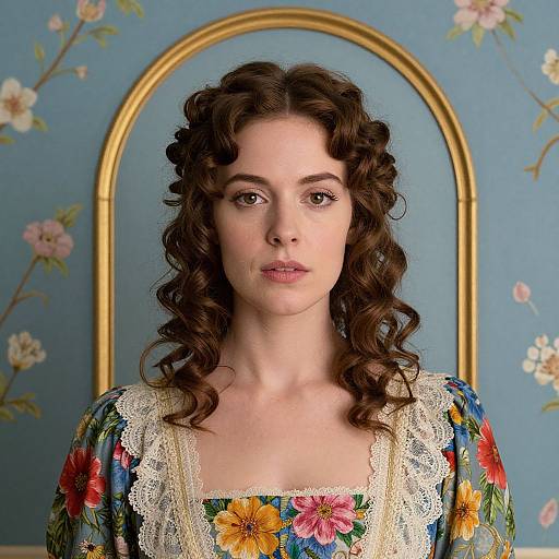 Rosamond in Floral Lace Elegance