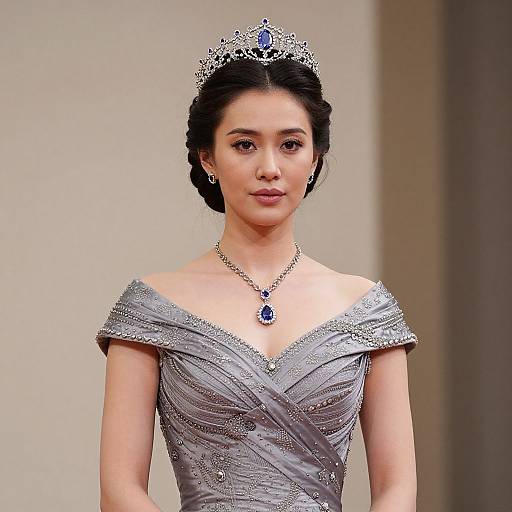 Tudor Queen in Regal Attire