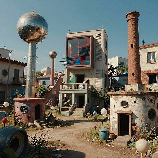 Surreal AI Art Environment