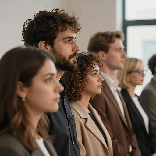 Profile Portraits of Six Diverse Individuals