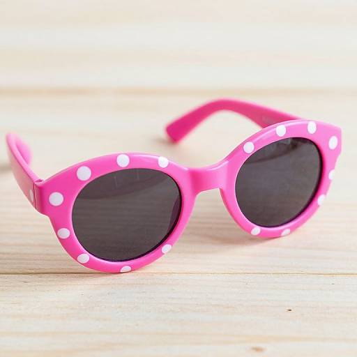 Playful Pink Polka Dot Sunglasses